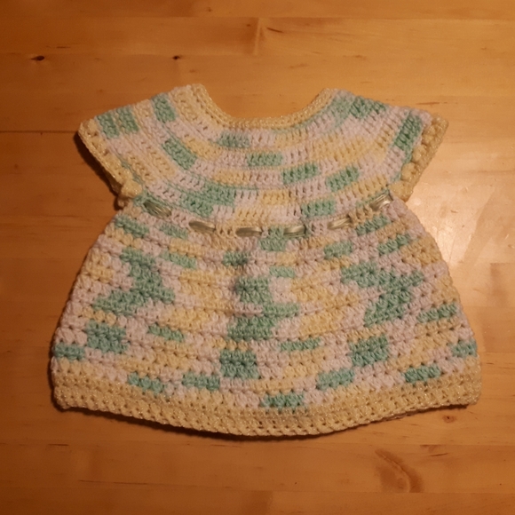 Beautiful Crochet Baby Cardigan💛 | Brand New | Size 0-3 Months - Picture 6 of 9